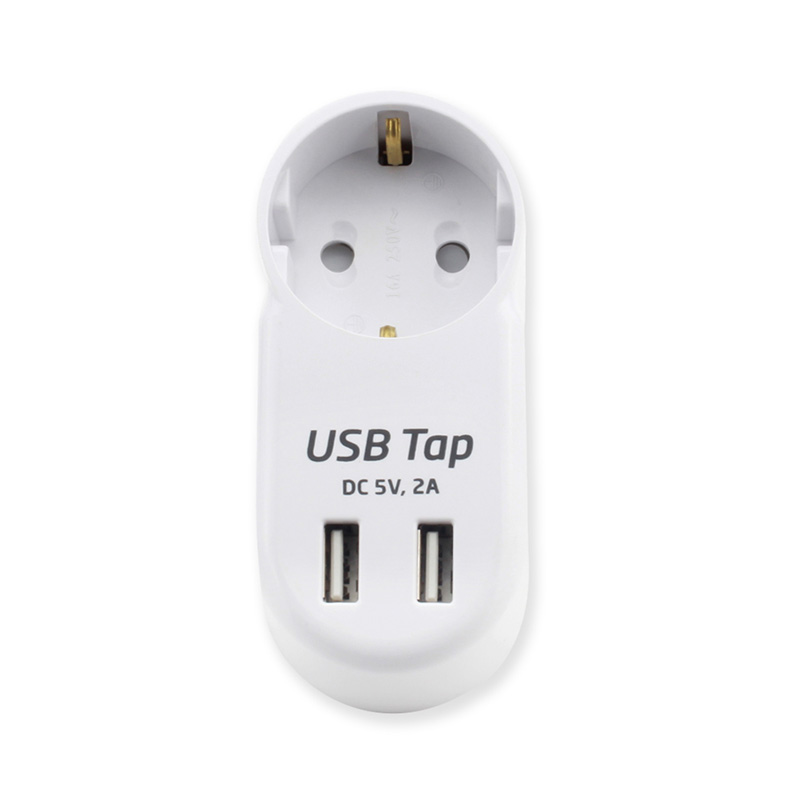 ซ็อกเก็ตไร้สายแบบพกพา 1 เต้าเสียบ EU พร้อมพอร์ต USB 2 พอร์ต ซ็อกเก็ตไร้สายแบบพกพา 1 เต้าเสียบ EU พร้อมพอร์ต USB 2 พอร์ต