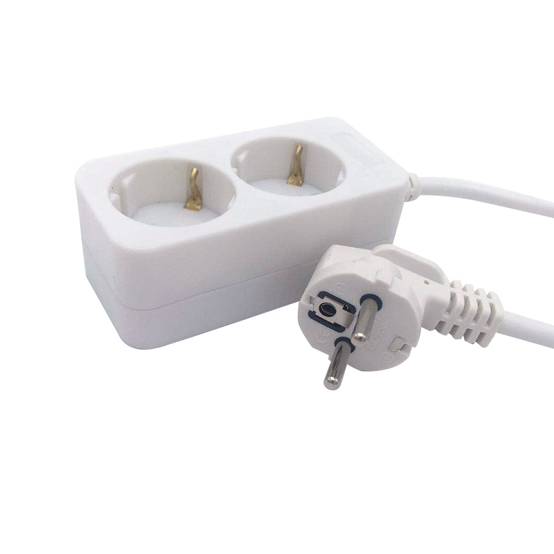 Anti-Oxidation 2 Outlets Eu Standard Socket โดยไม่ต้องสวิตช์ Anti-Oxidation 2 Outlets Eu Standard Socket โดยไม่ต้องสวิตช์